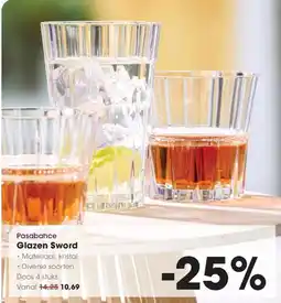 HANOS Pasabahce Glazen Sword aanbieding