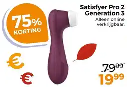 Trekpleister Satisfyer Pro 2 Generation 3 aanbieding