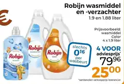 Trekpleister Robijn Wasmiddel en Verzachter aanbieding