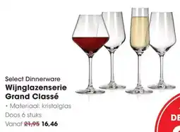 HANOS Select Dinnerware Wijnglazenserie Grand Classé aanbieding