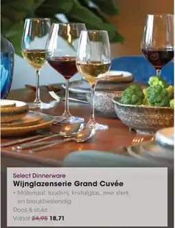 HANOS Select Dinnerware Wijnglazenserie Grand Cuvée aanbieding