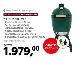 HANOS Big Green Egg Large aanbieding