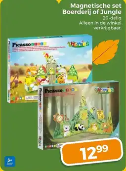 Trekpleister Magnetische Set Boerderij of Jungle aanbieding