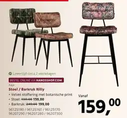 HANOS Kaja Stoel / Barkruk Nilly aanbieding