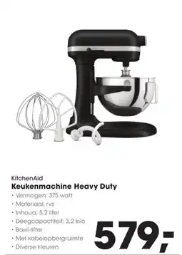HANOS KitchenAid Keukenmachine Heavy Duty aanbieding