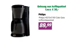 EP Philips Philips HD7547/80 Cafe Gaia koffiezetapparaat aanbieding