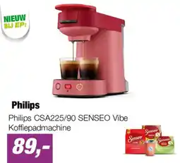 EP Philips Philips CSA225/90 SENSEO Vibe Koffiepadmachine aanbieding