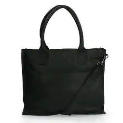 Wehkamp Manfield leren crossbody tas zwart aanbieding