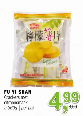 Amazing Oriëntal Fu yi shan crackers met citroensmaak aanbieding