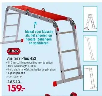 Enorm Altrex varitrex plus 4x3 aanbieding