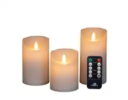 Pets Place Anna's Collection Stompkaarsen Led - Kerstversiering - Bewegende Vlam Wit aanbieding