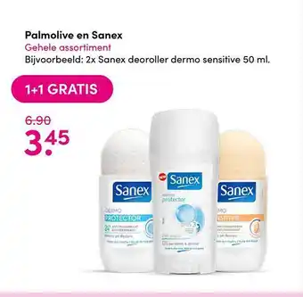 Drogisterij Visser Palmolive en sanex 1+1 Gratis aanbieding