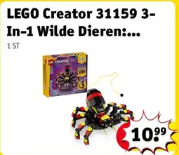 Kruidvat LEGO Creator 31159 3-In-1 Wilde Dieren: Spannende Spin aanbieding