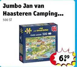 Kruidvat Jumbo Jan van Haasteren Camping Chaos Puzzel aanbieding