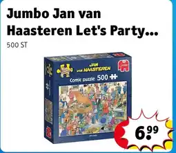 Kruidvat Jumbo Jan van Haasteren Let's Party Puzzel aanbieding