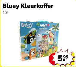 Kruidvat Bluey Kleurkoffer aanbieding