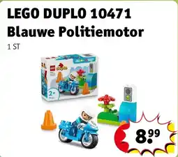 Kruidvat LEGO DUPLO 10471 Blauwe Politiemotor aanbieding
