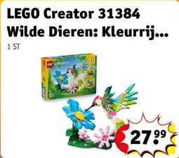 Kruidvat LEGO Creator 31384 Wilde Dieren: Kleurrijke Kolibrie aanbieding