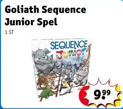 Kruidvat Goliath Sequence Junior Spel aanbieding
