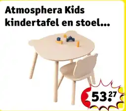 Kruidvat Atmosphera Kids kindertafel en stoel beer aanbieding