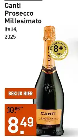 Gall & Gall Canti Prosecco Millesimato aanbieding