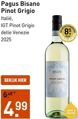 Gall & Gall Pagus Bisano Pinot Grigio aanbieding