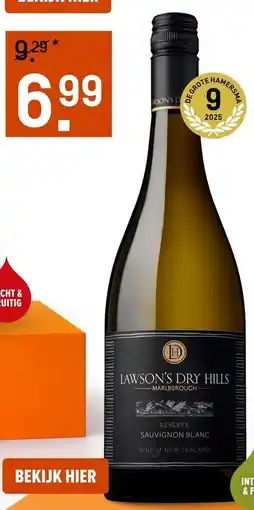 Gall & Gall Lawson's Dry Hills Reserve Sauvignon Blanc aanbieding