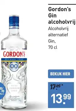Gall & Gall Gordon’s Gin Alcoholvrij aanbieding