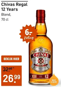 Gall & Gall Chivas Regal 12 Years aanbieding