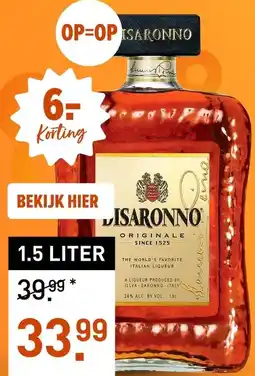 Gall & Gall Disaronno Originale aanbieding
