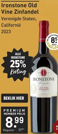Gall & Gall Ironstone Old Vine Zinfandel aanbieding