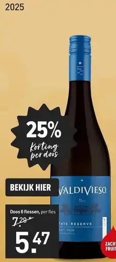 Gall & Gall Valdivieso Estate Reserve Pinot Noir aanbieding