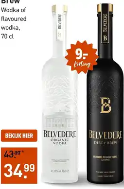 Gall & Gall Belvedere Pure Organic Vodka aanbieding