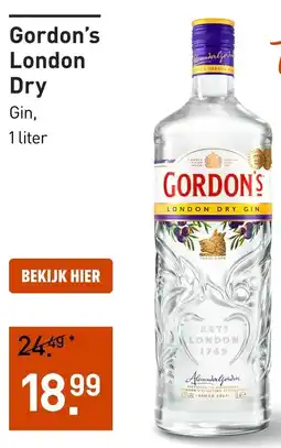 Gall & Gall Gordon's London Dry aanbieding