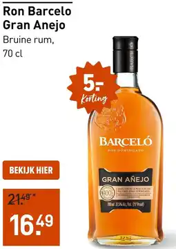 Gall & Gall Ron Barcelo Gran Anejo aanbieding