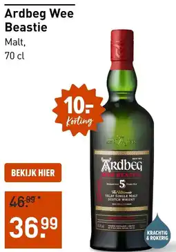 Gall & Gall Ardbeg Wee Beastie aanbieding