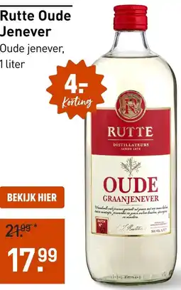 Gall & Gall Rutte Oude Jenever aanbieding