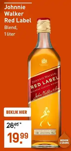 Gall & Gall Johnnie Walker Red Label aanbieding