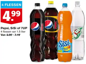 Hoogvliet Pepsi, SiSi of 7UP 1.5L aanbieding