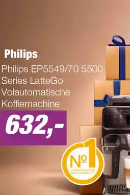 EP Philips EP5549/70 5500 Series LatteGo Volautomatische Koffiemachine aanbieding