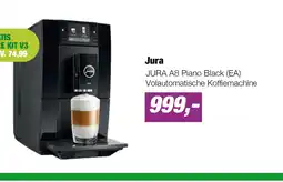 EP JURA A8 Piano Black (EA) Volautomatische Koffiemachine aanbieding