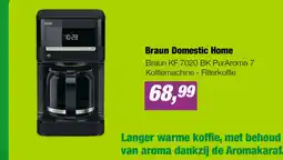 EP Braun KF 7020 BK PurAroma 7 Koffiemachine - Filterkoffie aanbieding