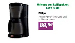 EP Philips HD7547/80 Cafe Gaia koffiezetapparaat aanbieding