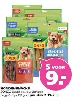 Ranzijn Purina h bonzo ondensnacks aanbieding