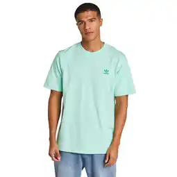Foot Locker Adidas Essentials T-shirts Heren - Groen - Maat M - Katoen Jersey aanbieding