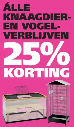 Ranzijn Álle knaagdier en vogel verblijven aanbieding