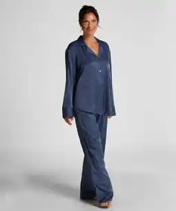 Hunkemoller Hunkemöller Broek Satijn Blauw aanbieding