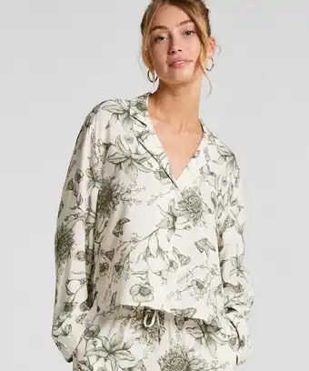 Hunkemoller Hunkemöller Pyjamatop Storylover Wit aanbieding