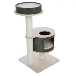 Zooplus Modern Living krabpaal Helsinki S legergroen/crème kat aanbieding