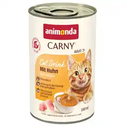 Zooplus 12x140ml animonda Carny Cat Drink Kip Kattenmelk aanbieding